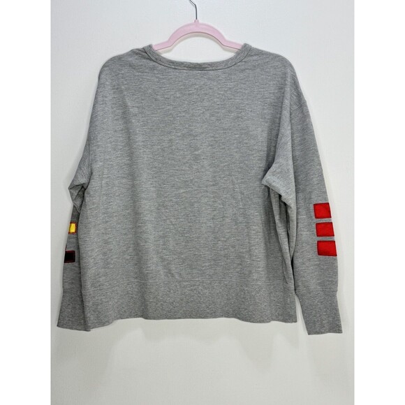 Disney Parks Walt Disney World Big Spellout Women’s Sweatshirt L Jersey Style - Picture 3 of 5